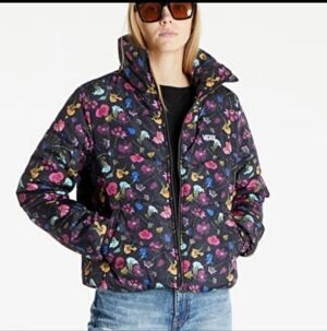 New Vans WOMEN'S VANS FOUNDRY VPUFFER MTE-1 JACKET black floraldesign